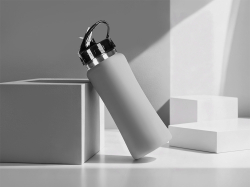 Бутылка для воды Bottle C1, сталь, soft touch, 600 мл, серый