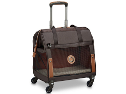 Сумка для перевозки животных DELSEY, CHATELET AIR 2.0, на колесах, 42л, коричневый