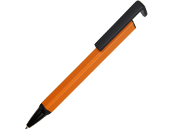 Ручка-подставка металлическая, Кипер Q, оранжевый/черный