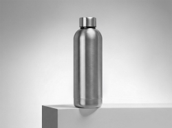 Вакуумная термобутылка Cask Waterline, 500 мл, тубус, серебристый глянцевый