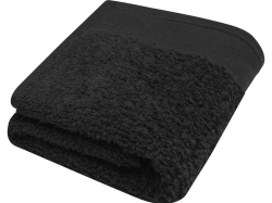 Хлопковое полотенце для ванной Chloe 30x50 см плотностью 550 г/м2, черный