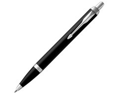 Шариковая ручка Parker IM Mat Black CT лак матовый, стержень: M, цвет чернил: blue, в подарочной упаковке.