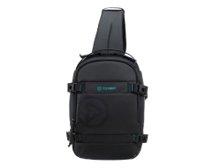 Рюкзак на одно плечо TORBER Xtreme, чёрный, 20 х 8 х 31 см, 5л