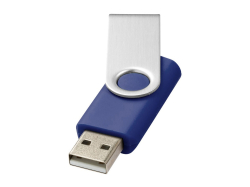 Флеш-карта Rotate USB 2.0 на 2 Гб, синий