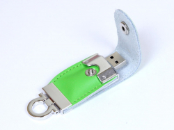 USB-флешка на 16 Гб в виде брелка, зеленый