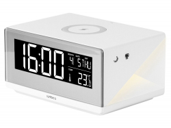 Часы с беспроводным зарядным устройством Rombica Timebox 2, белый