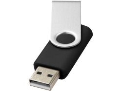 USB-флешка на 16 Гб Rotate Basic, черный