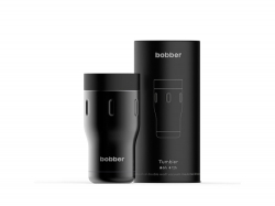 Термос питьевой, вакуумный, бытовой, тм bobber. Объем 0,35 литра. Артикул Tumbler-350 Black Coffee