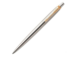 Шариковая ручка Parker Jotter Essential, St. Steel GT, стержень: Mblue