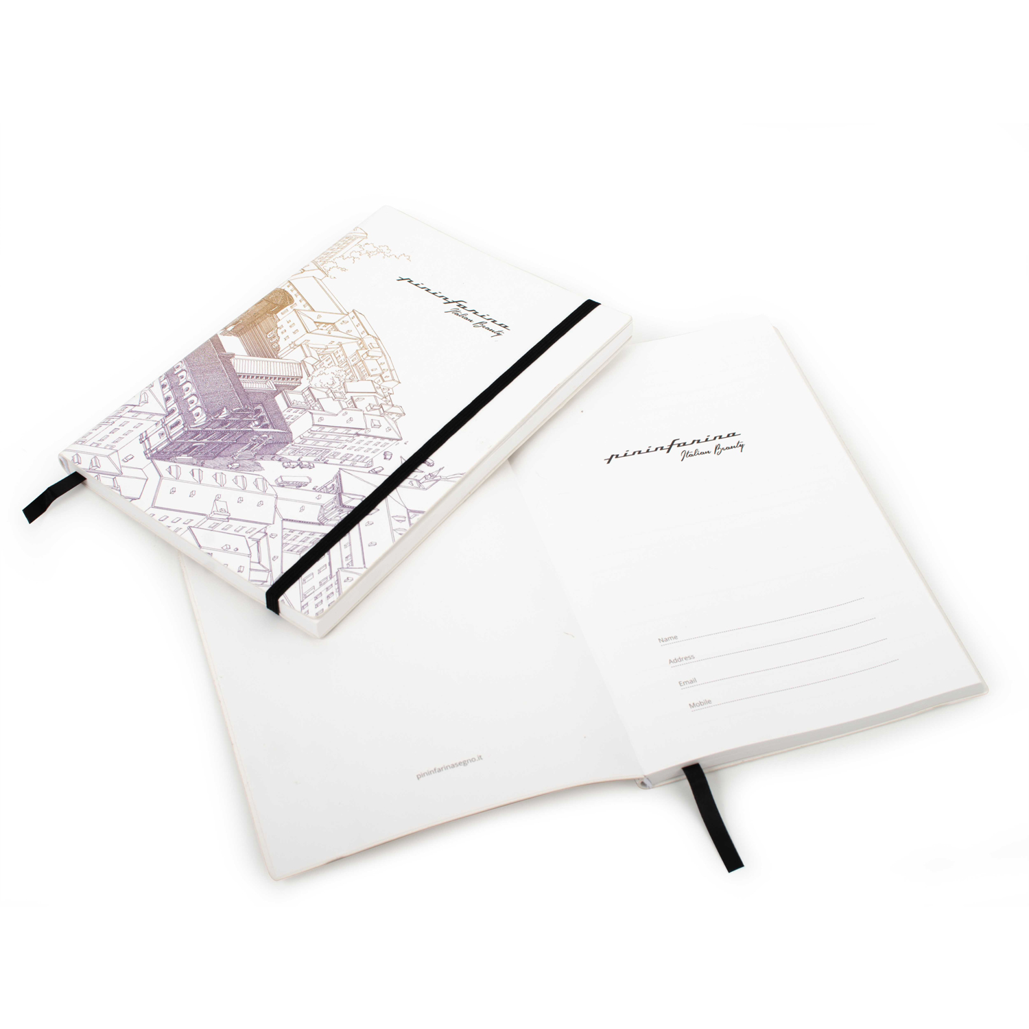 Блокнот линованный Pininfarina ITALIAN BEAUTY MILANO из каменной бумаги, А5