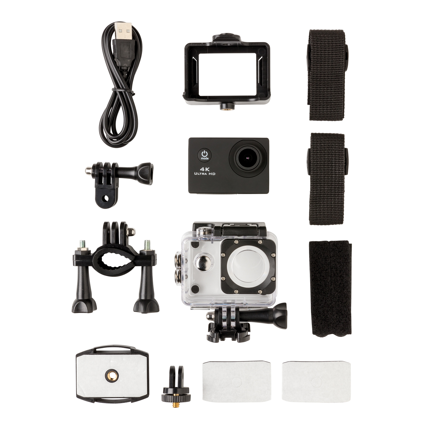 Экшн-камера 4K, черный