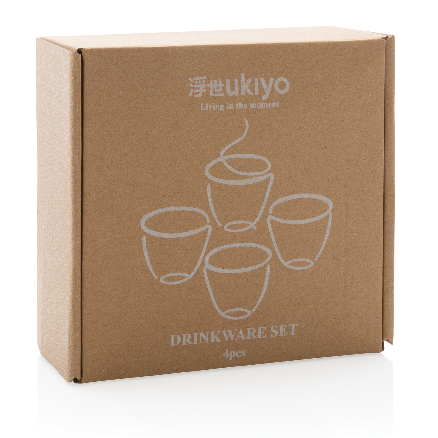 Набор керамических чашек Ukiyo, 4 предмета