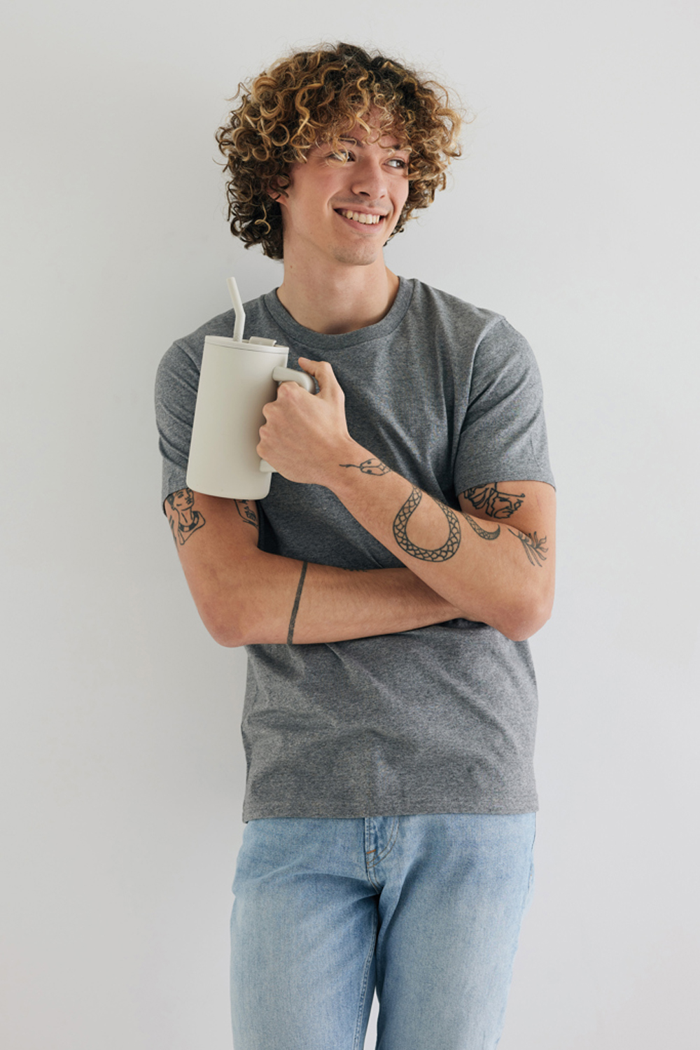 Термокружка Cube из переработанной стали RCS, 800 мл