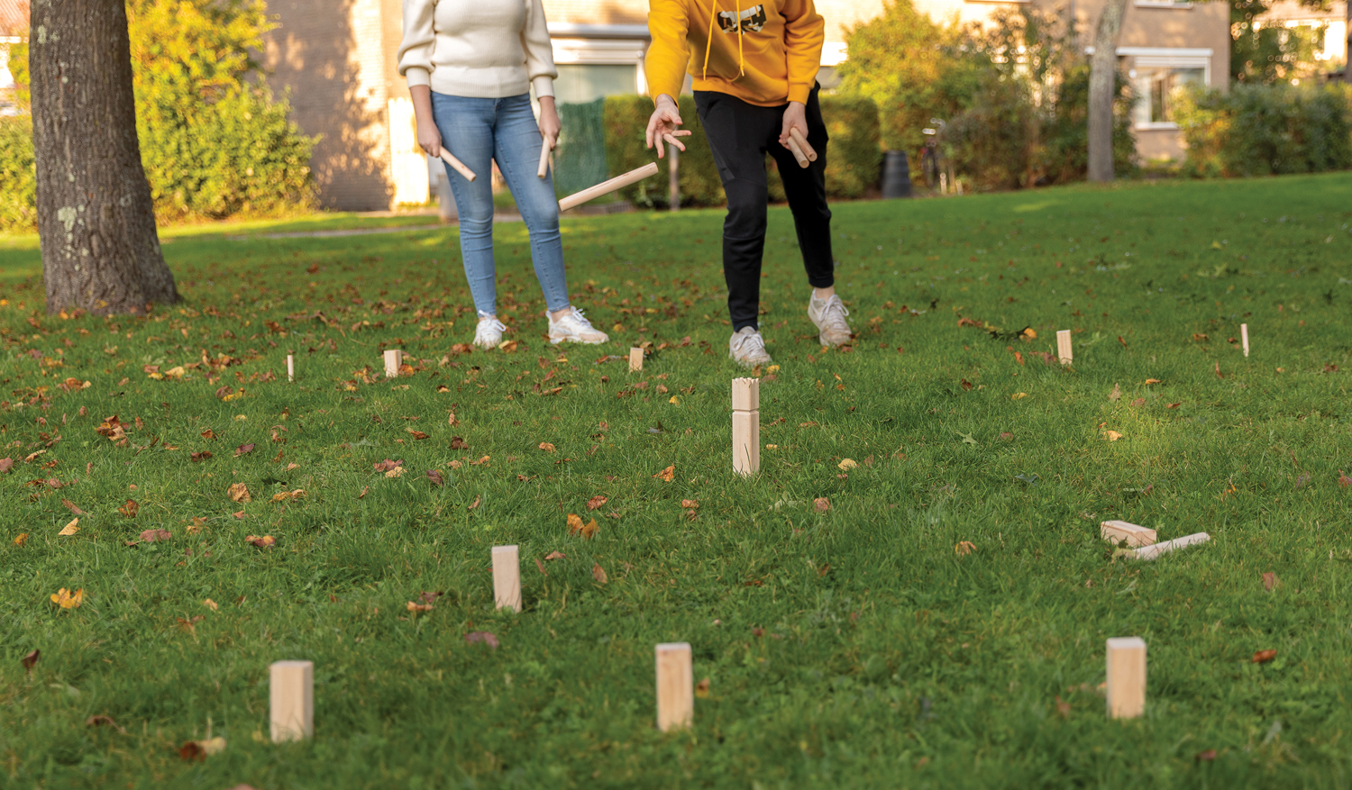 Деревянный игровой набор Kubb