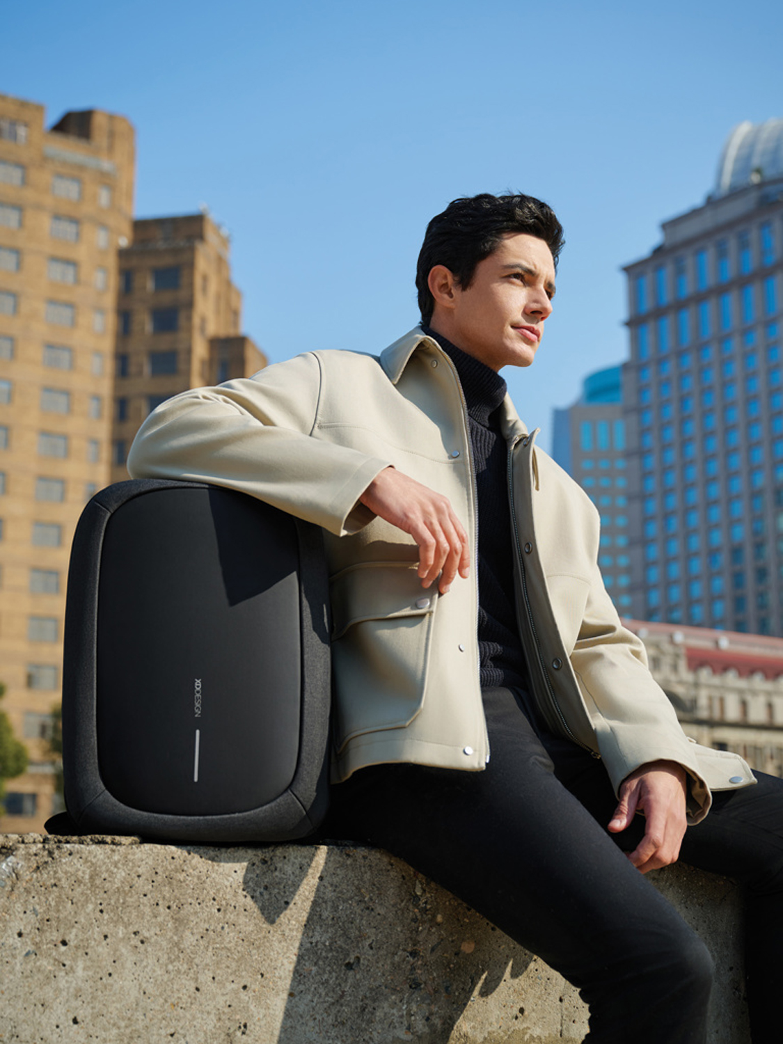 Антикражный рюкзак Bobby Edge из rPET AWARE, 16