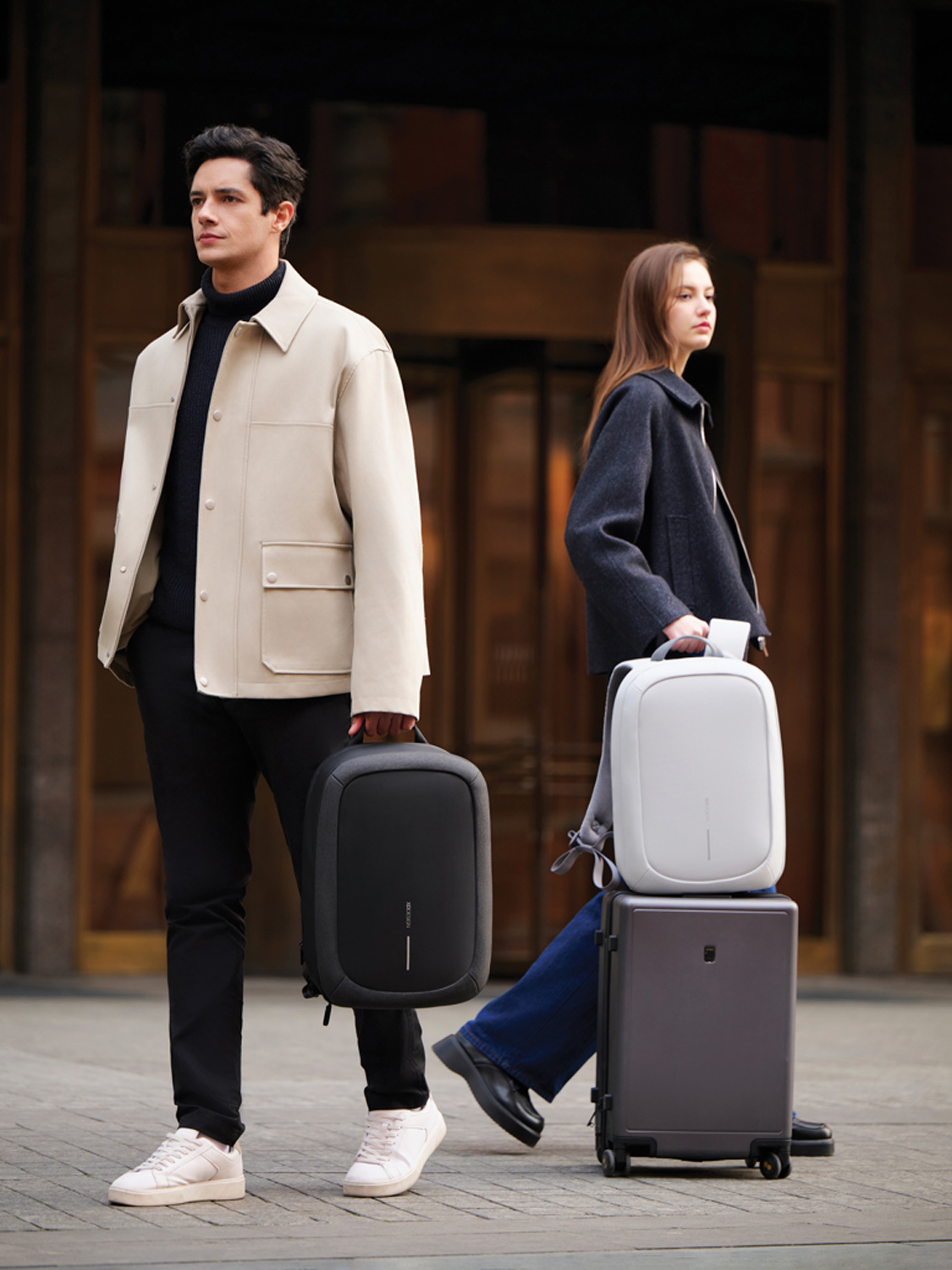 Антикражный рюкзак Bobby Edge из rPET AWARE, 16