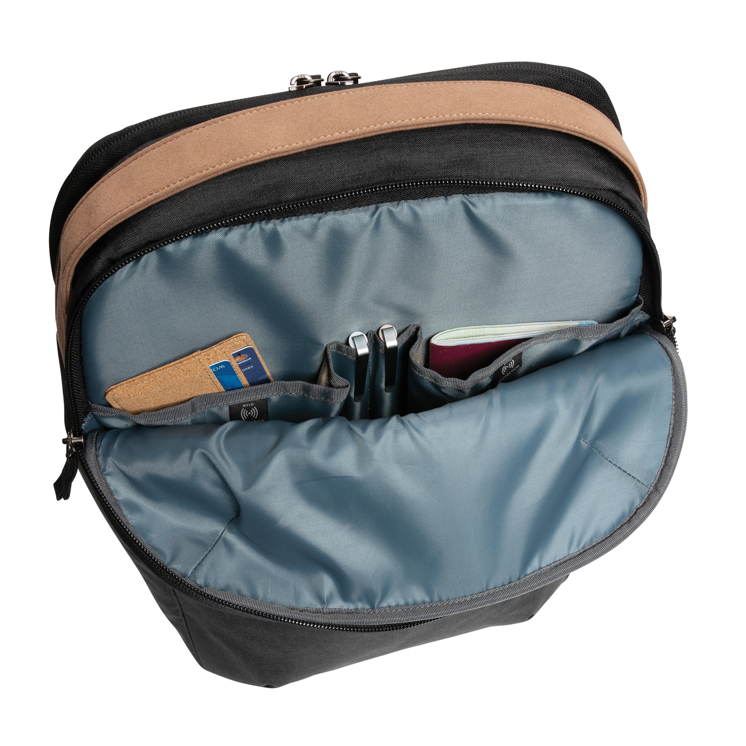 Двухцветный рюкзак Impact из RPET AWARE для ноутбука 15.6"
