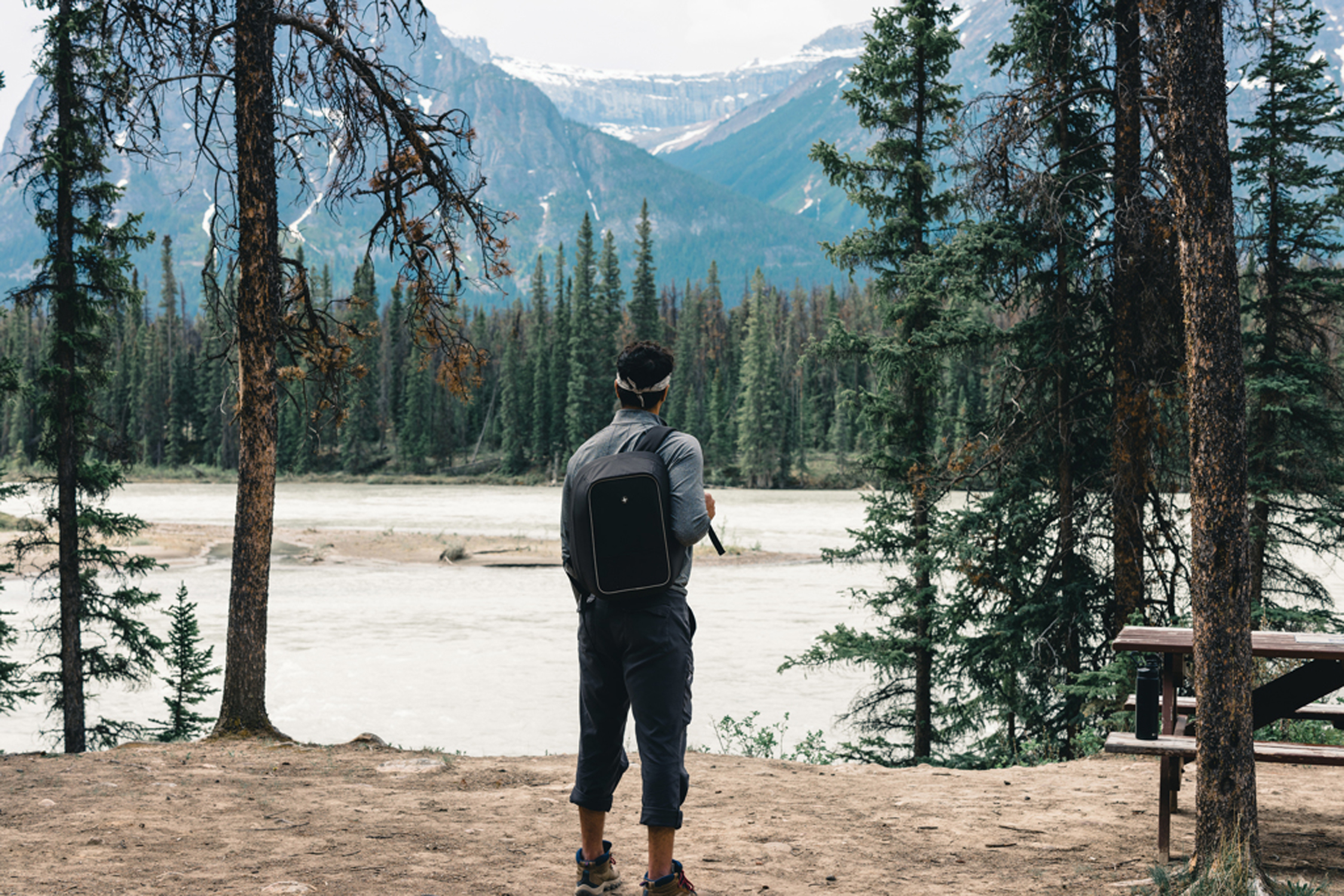 Антикражный рюкзак для ноутбука Swiss Peak из rPET AWARE, 15,6