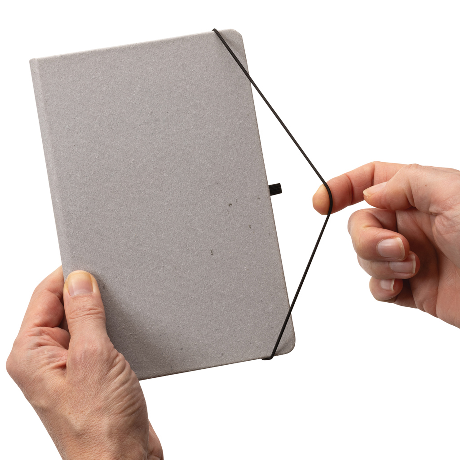 Блокнот в твердом переплете из переработанной кожи, A5