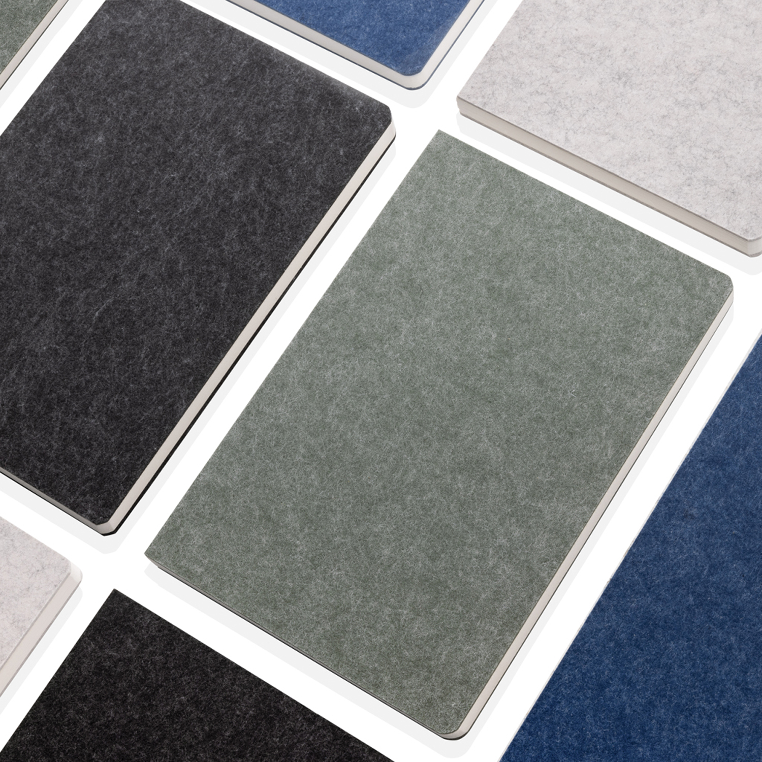 Блокнот Phrase из переработанных фетра и бумаги GRS, А5, 80 г/м