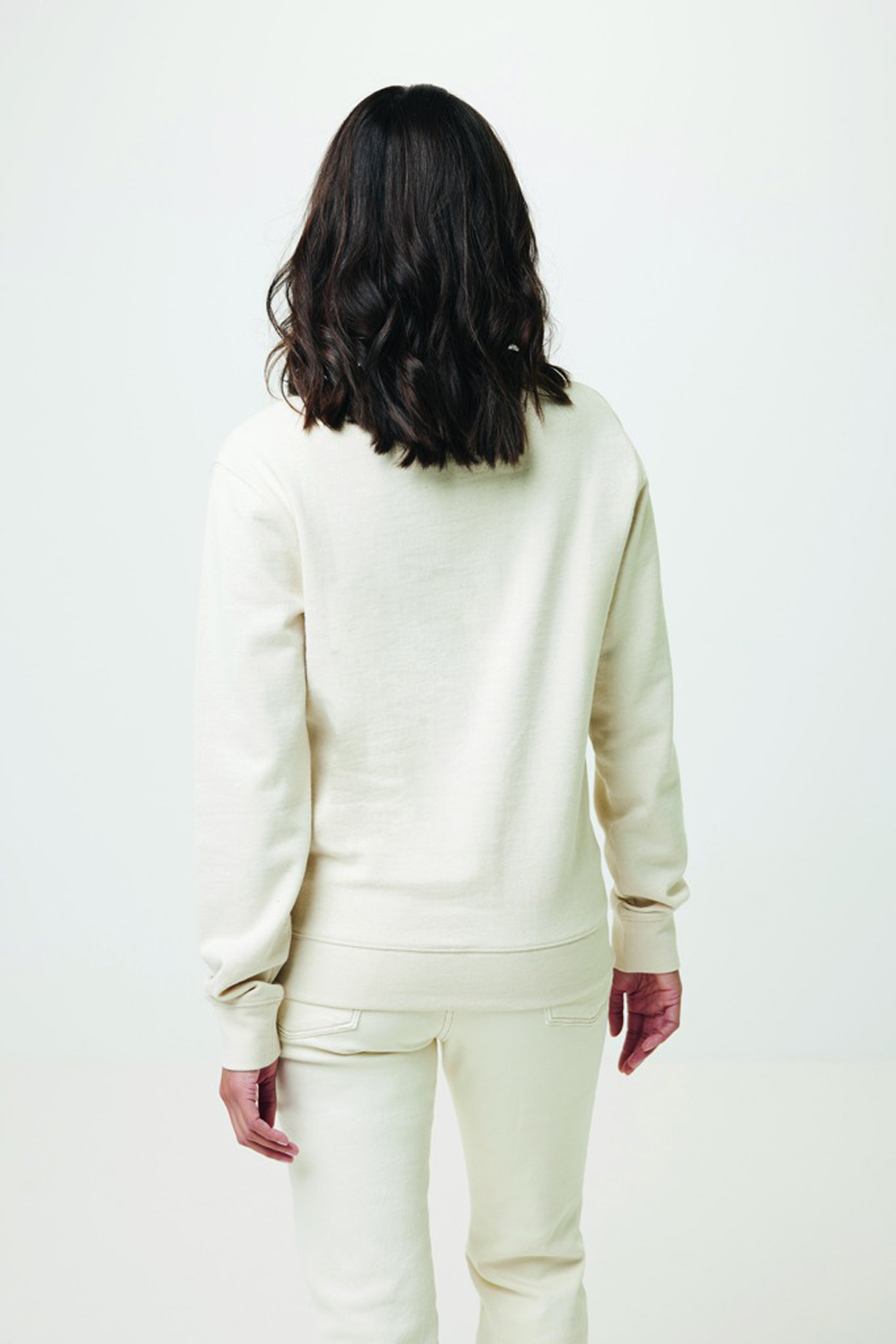 Свитшот Iqoniq Denali из переработанного неокрашенного хлопка, унисекс, 340 г/м