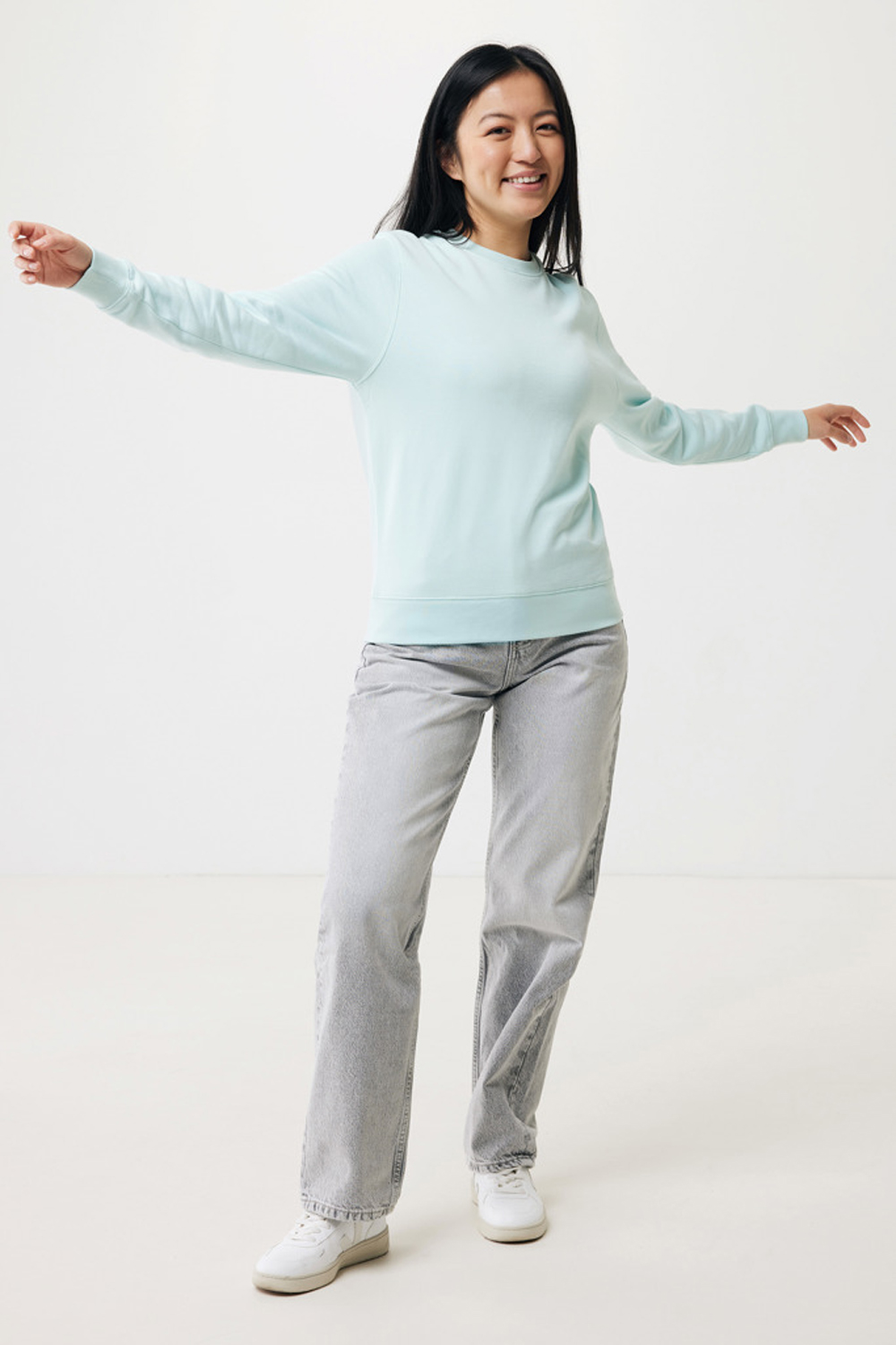 Свитшот Iqoniq Etosha из переработанного хлопка, унисекс, 280 г/м