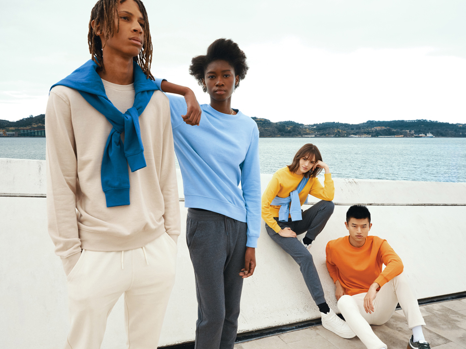 Свитшот Iqoniq Etosha из переработанного хлопка, унисекс, 280 г/м