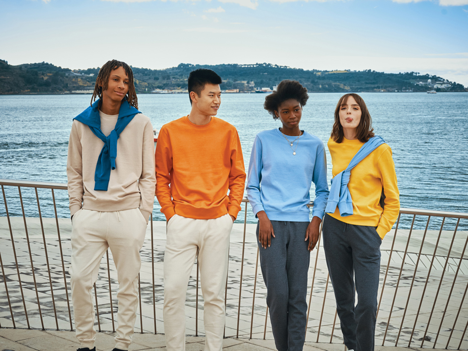 Свитшот Iqoniq Etosha из переработанного хлопка, унисекс, 280 г/м