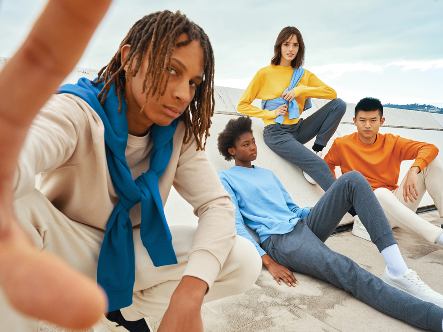 Свитшот Iqoniq Etosha из переработанного хлопка, унисекс, 280 г/м