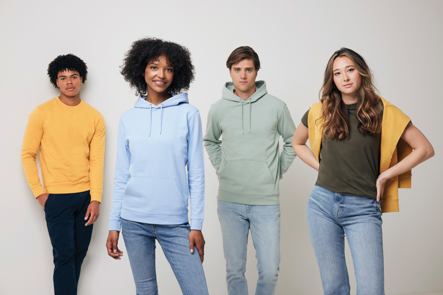 Худи Iqoniq Jasper из переработанного хлопка, унисекс, 340 г/м