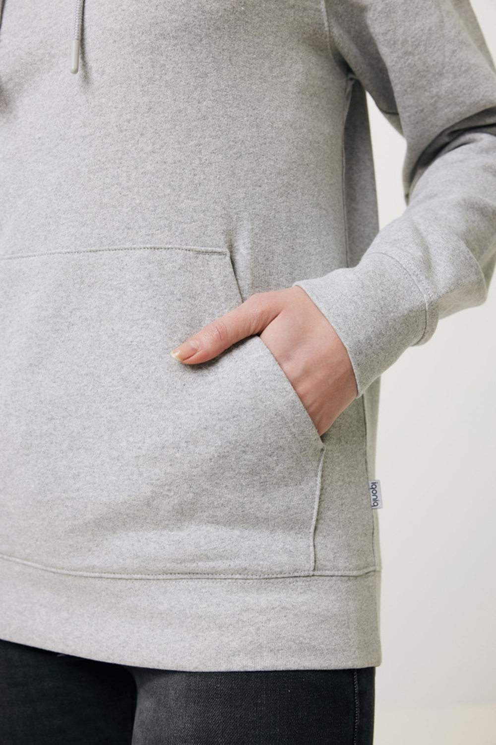 Худи Iqoniq Torres из переработанного неокрашенного хлопка, унисекс, 340 г/м