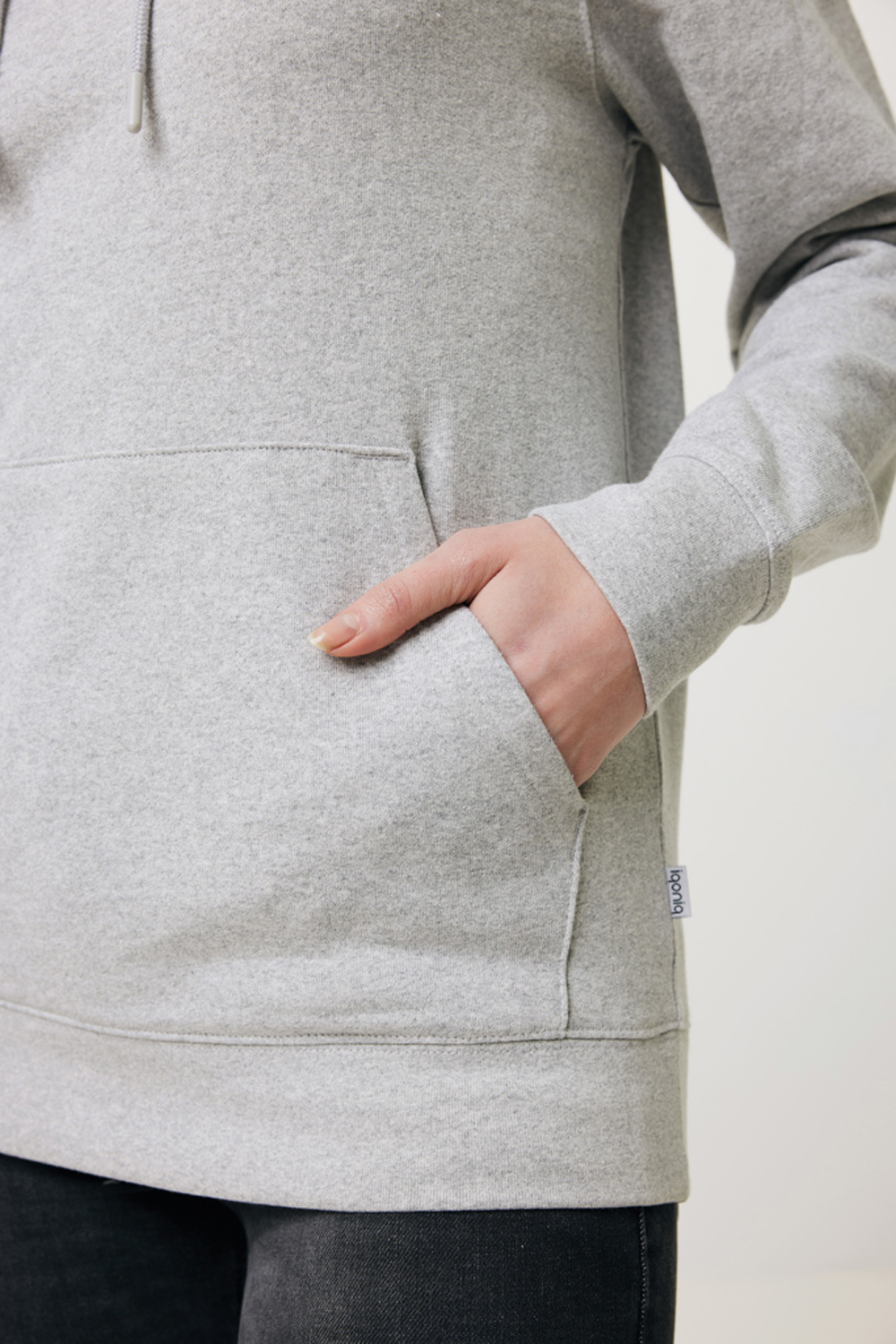 Худи Iqoniq Torres из переработанного неокрашенного хлопка, унисекс, 340 г/м