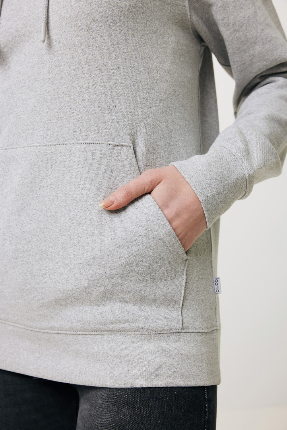 Худи Iqoniq Torres из переработанного неокрашенного хлопка, унисекс, 340 г/м