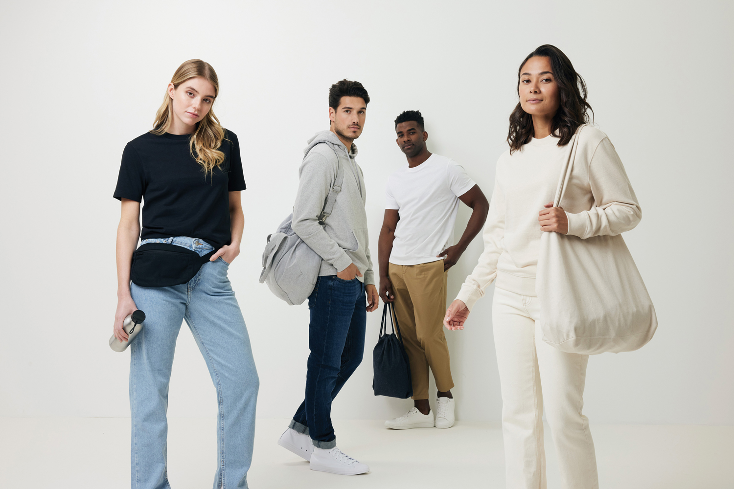 Худи Iqoniq Torres из переработанного неокрашенного хлопка, унисекс, 340 г/м