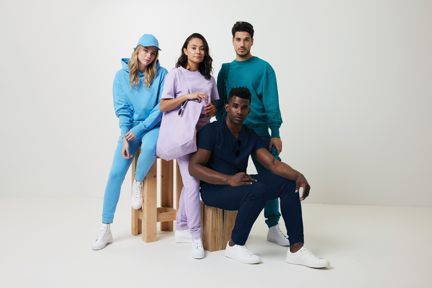 Худи Iqoniq Yoho из переработанного хлопка, свободный крой, унисекс, 340 г/м