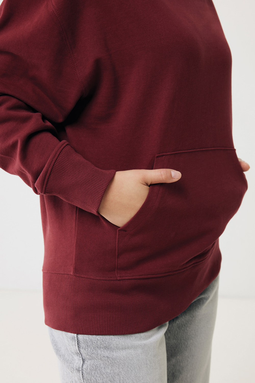 Худи Iqoniq Yoho из переработанного хлопка, свободный крой, унисекс, 340 г/м