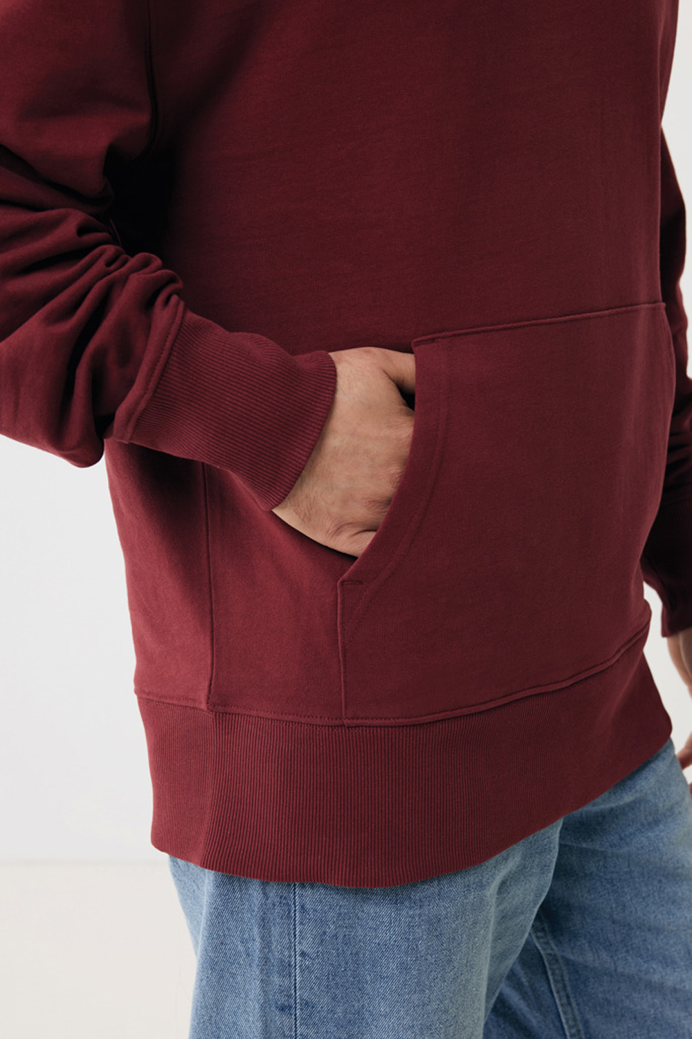 Худи Iqoniq Yoho из переработанного хлопка, свободный крой, унисекс, 340 г/м