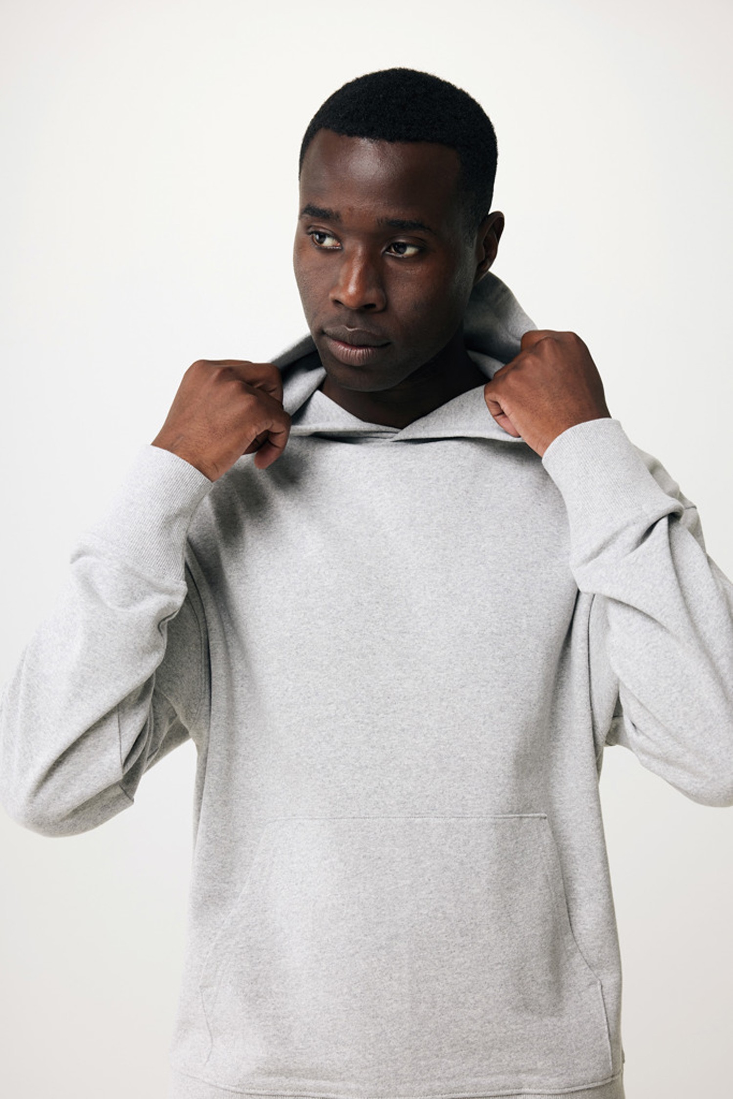 Худи Iqoniq Yoho из переработанного хлопка, свободный крой, унисекс, 340 г/м