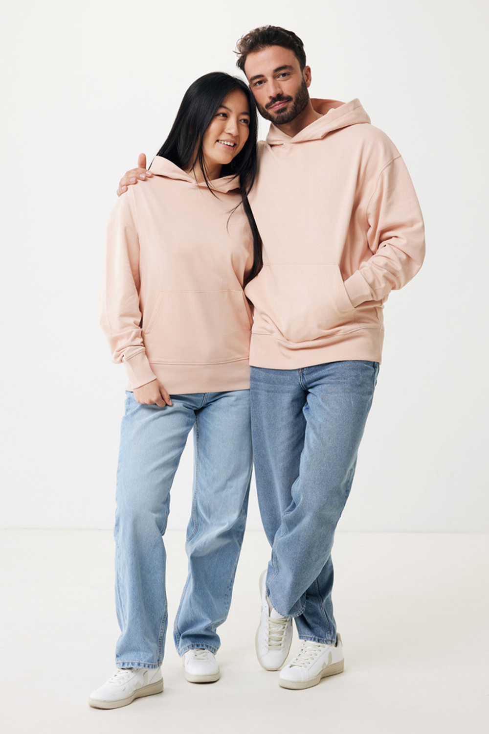 Худи Iqoniq Yoho из переработанного хлопка, свободный крой, унисекс, 340 г/м