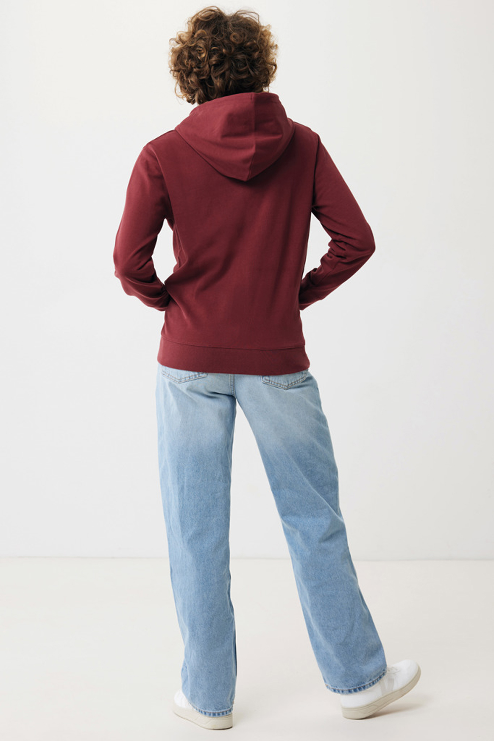 Худи на молнии Iqoniq Abisko из переработанного хлопка, унисекс, 340 г/м