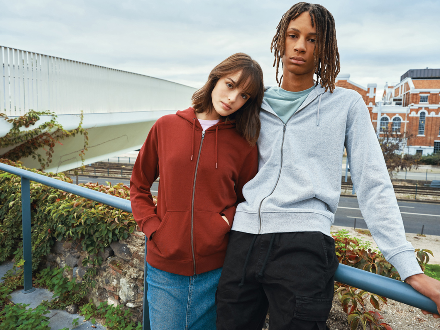 Худи на молнии Iqoniq Abisko из переработанного хлопка, унисекс, 340 г/м