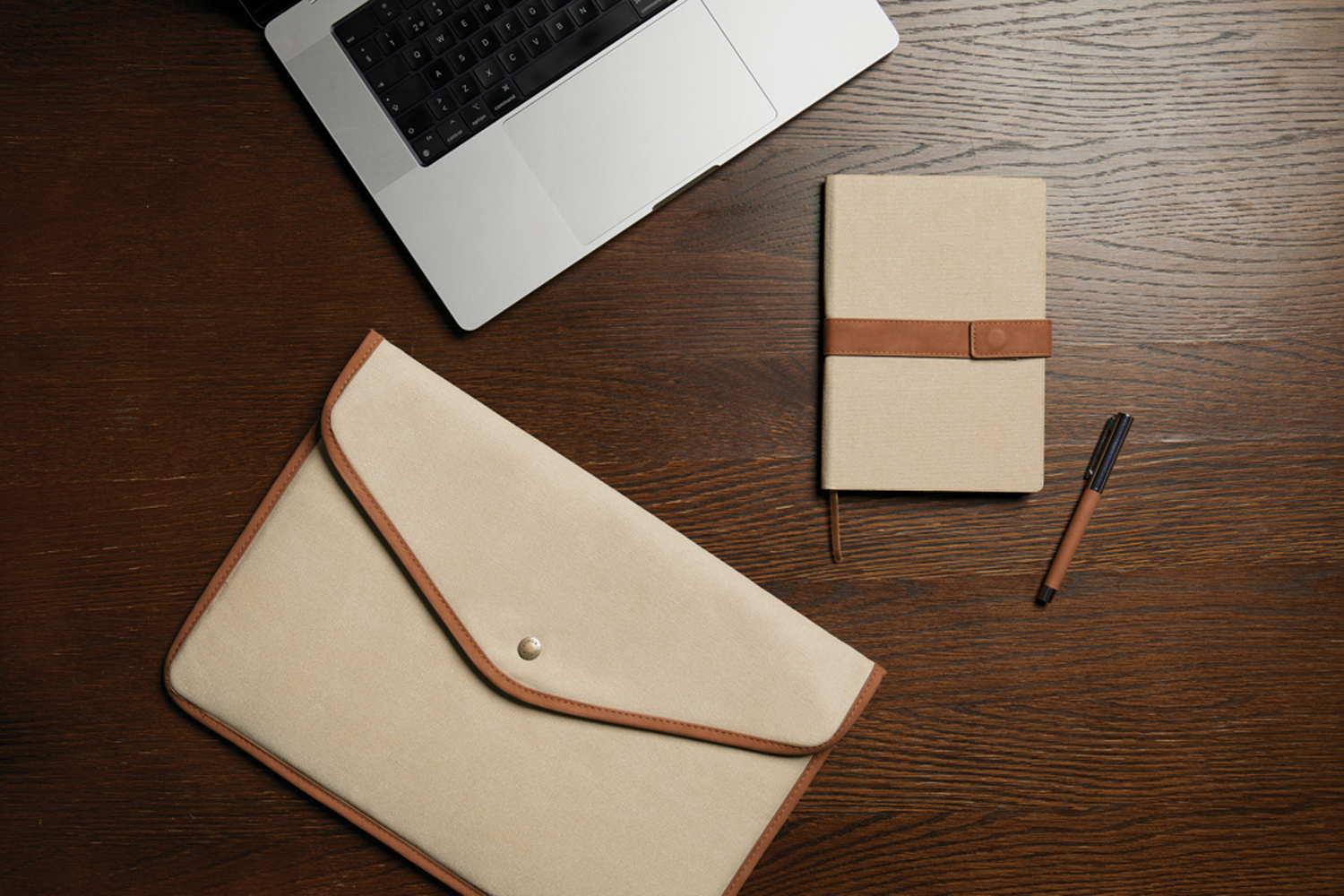 Чехол для ноутбука VINGA Bosler из переработанного канваса GRS, 16