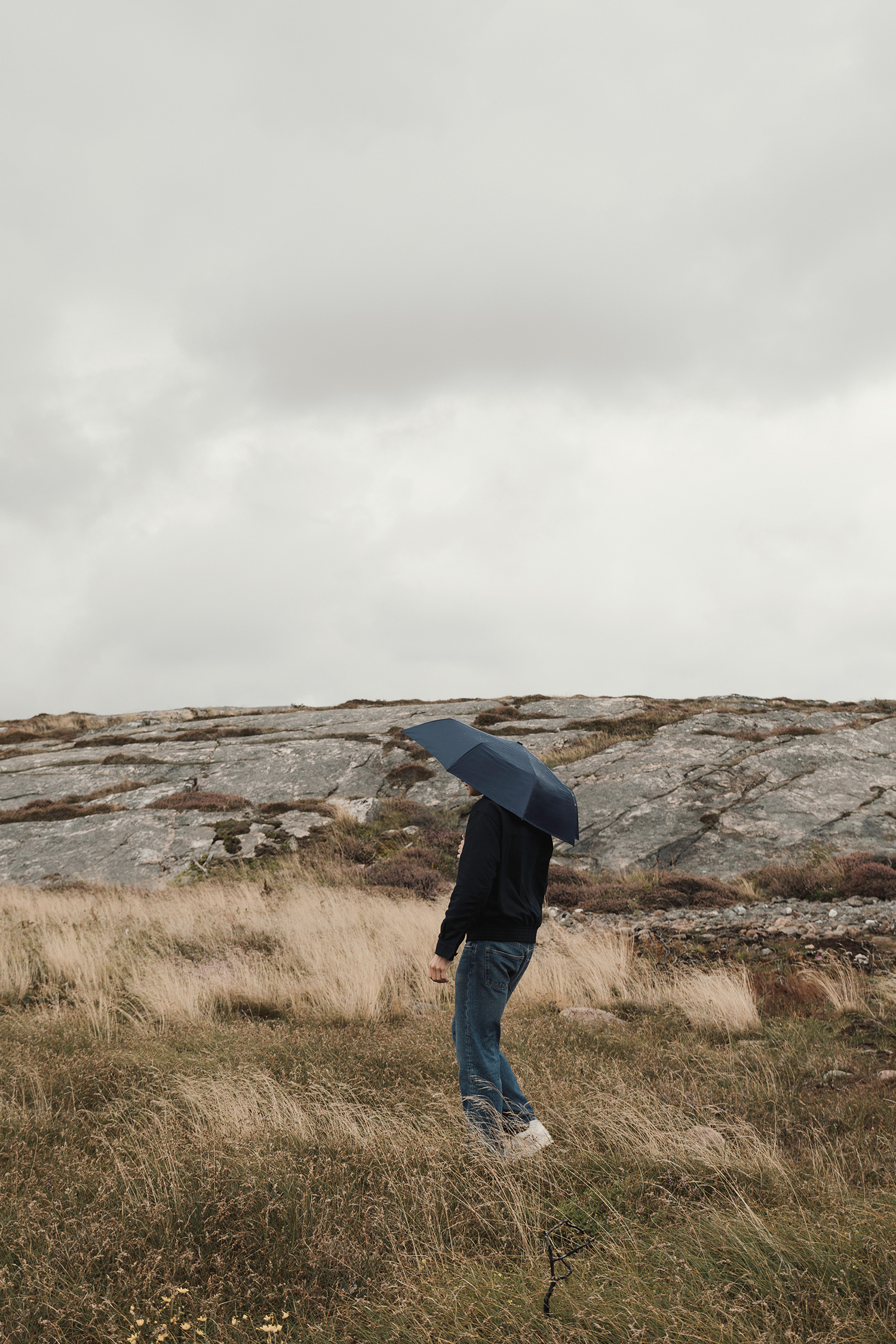 Зонт-антишторм с автоматическим открыванием VINGA Baltimore из rPET AWARE, d112 см