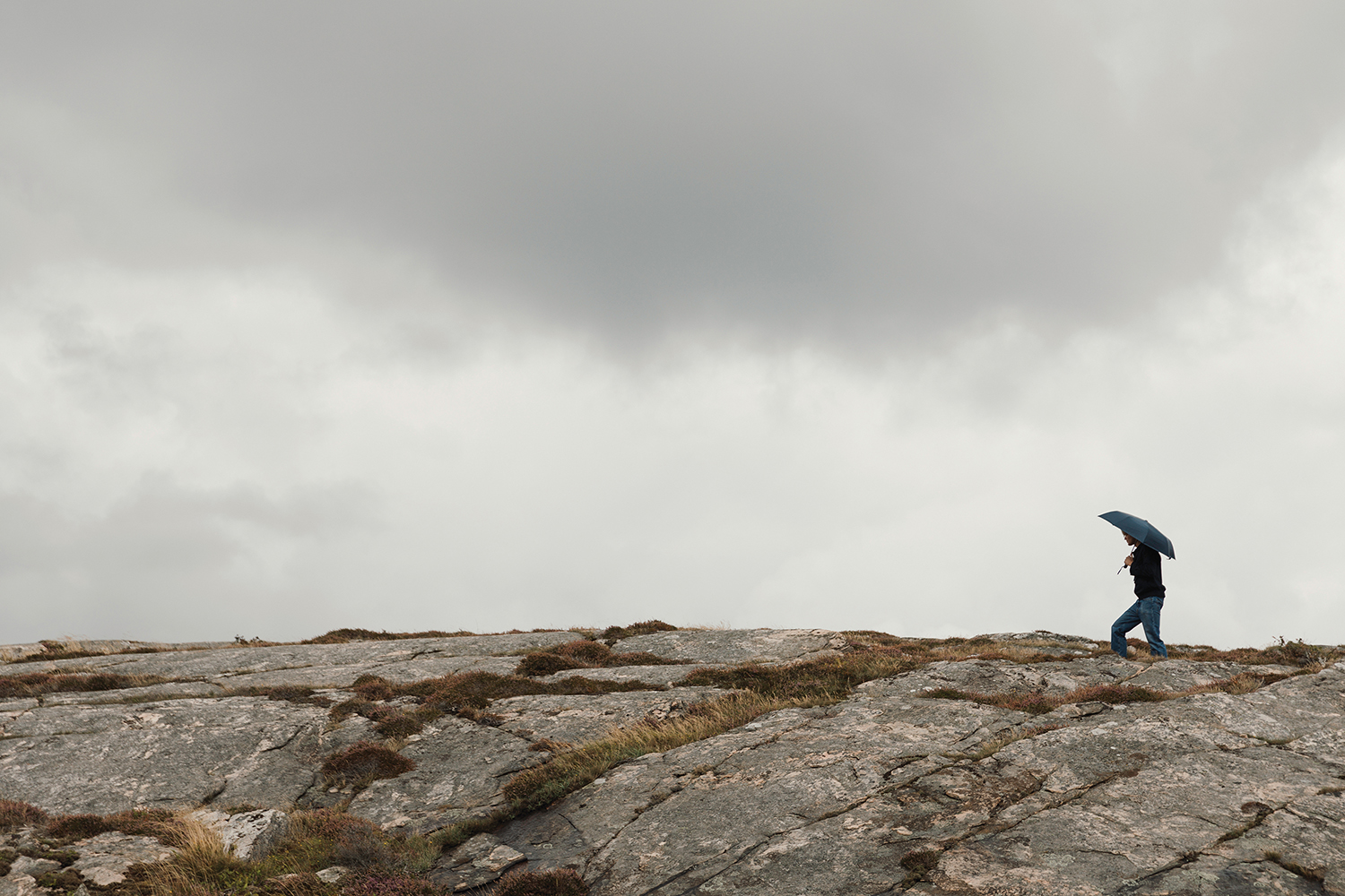 Зонт-антишторм с автоматическим открыванием VINGA Baltimore из rPET AWARE, d112 см