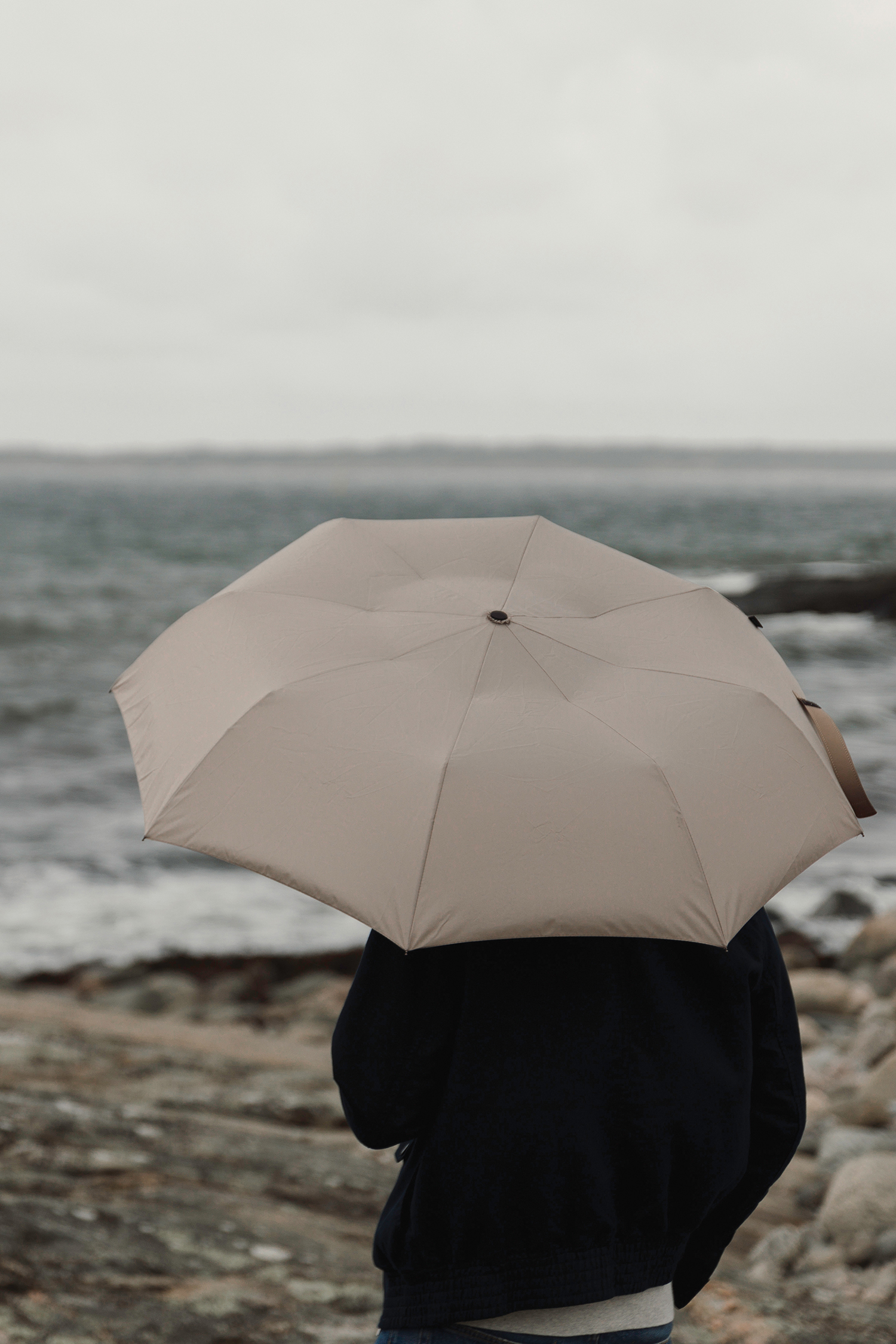 Зонт-антишторм с автоматическим открыванием VINGA Baltimore из rPET AWARE, d112 см