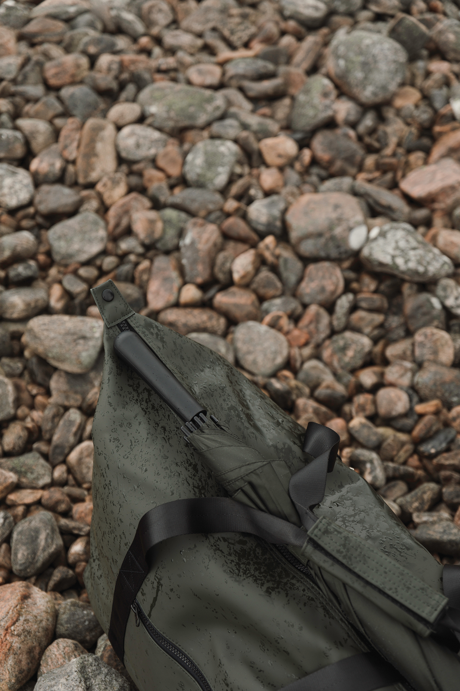 Зонт-трость антишторм VINGA Baltimore из rPET AWARE, d120 см