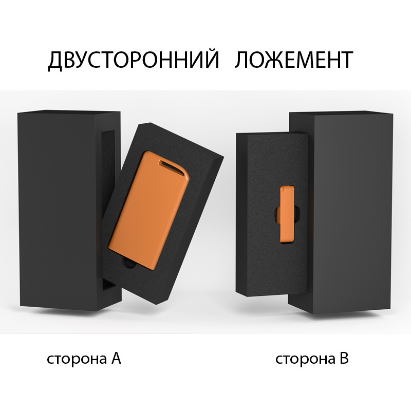 Набор зарядное устройство "Theta" 4000 mAh + флеш-карта "Case" 8Гб в футляре, покрытие soft touch