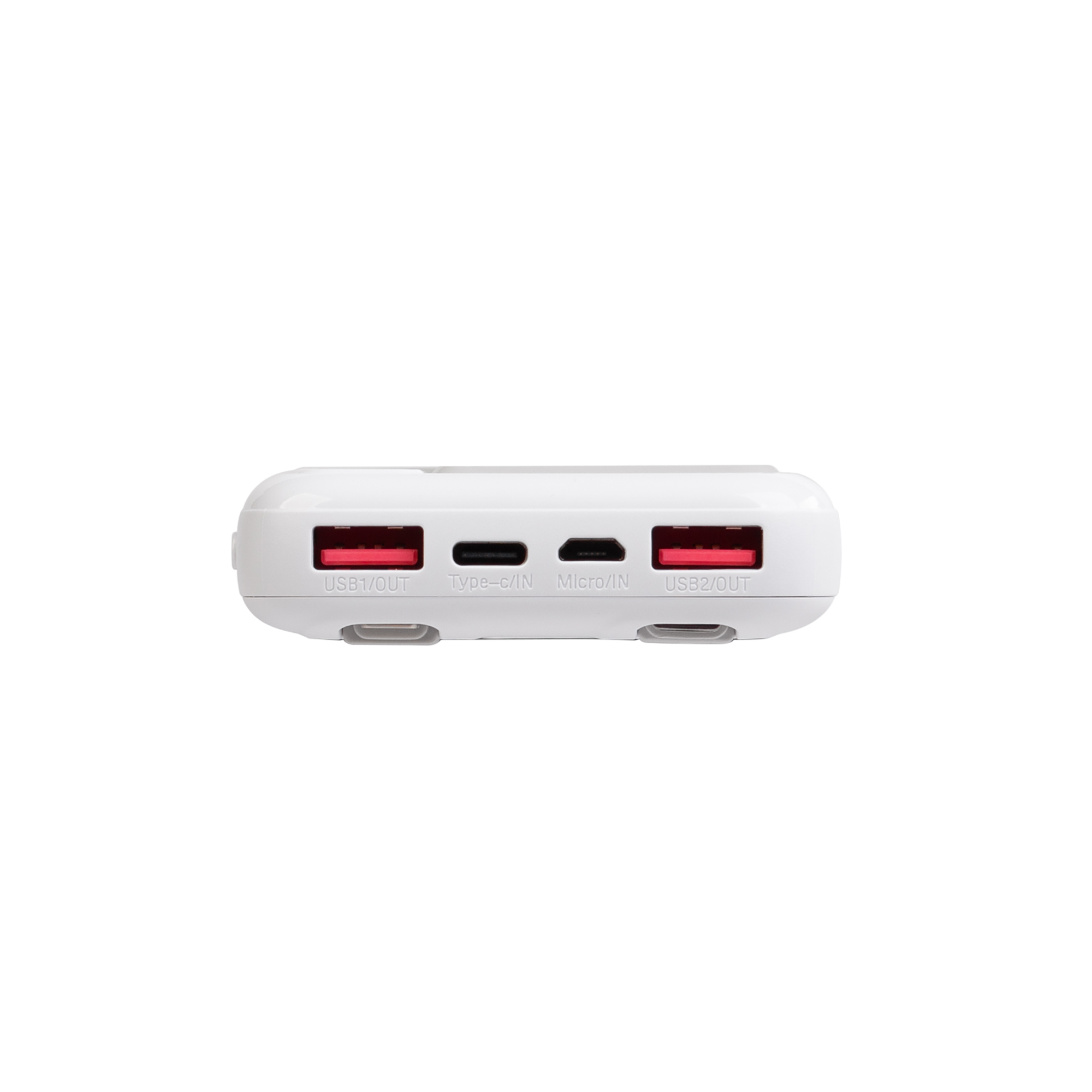Зарядное устройство "Connect" 10000 mAh со встроенными Type-C/Lightning кабелями