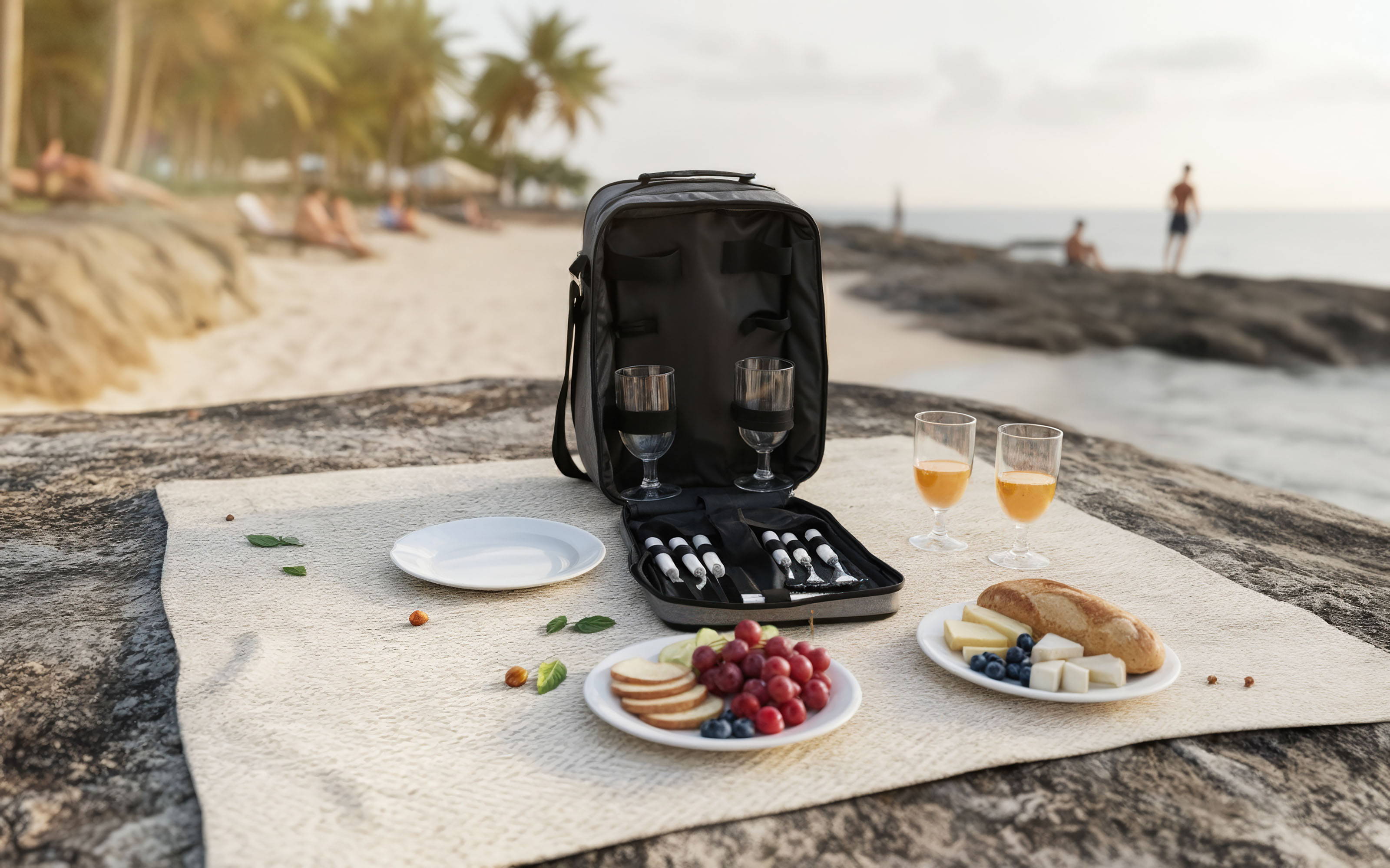 Набор для пикника "Эквадор" на 4 персоны с холодильным отделением