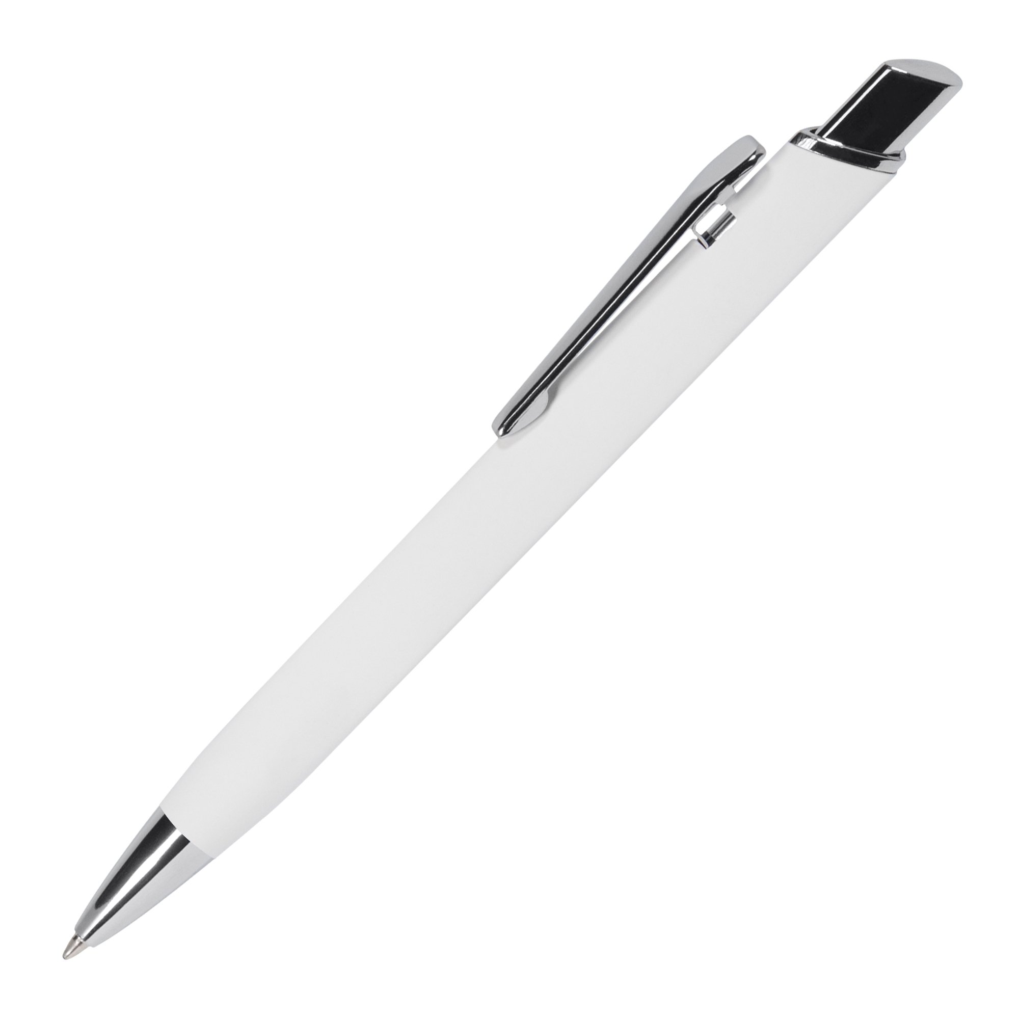 Шариковая ручка Pyramid NEO, белая, в упаковке с логотипом
